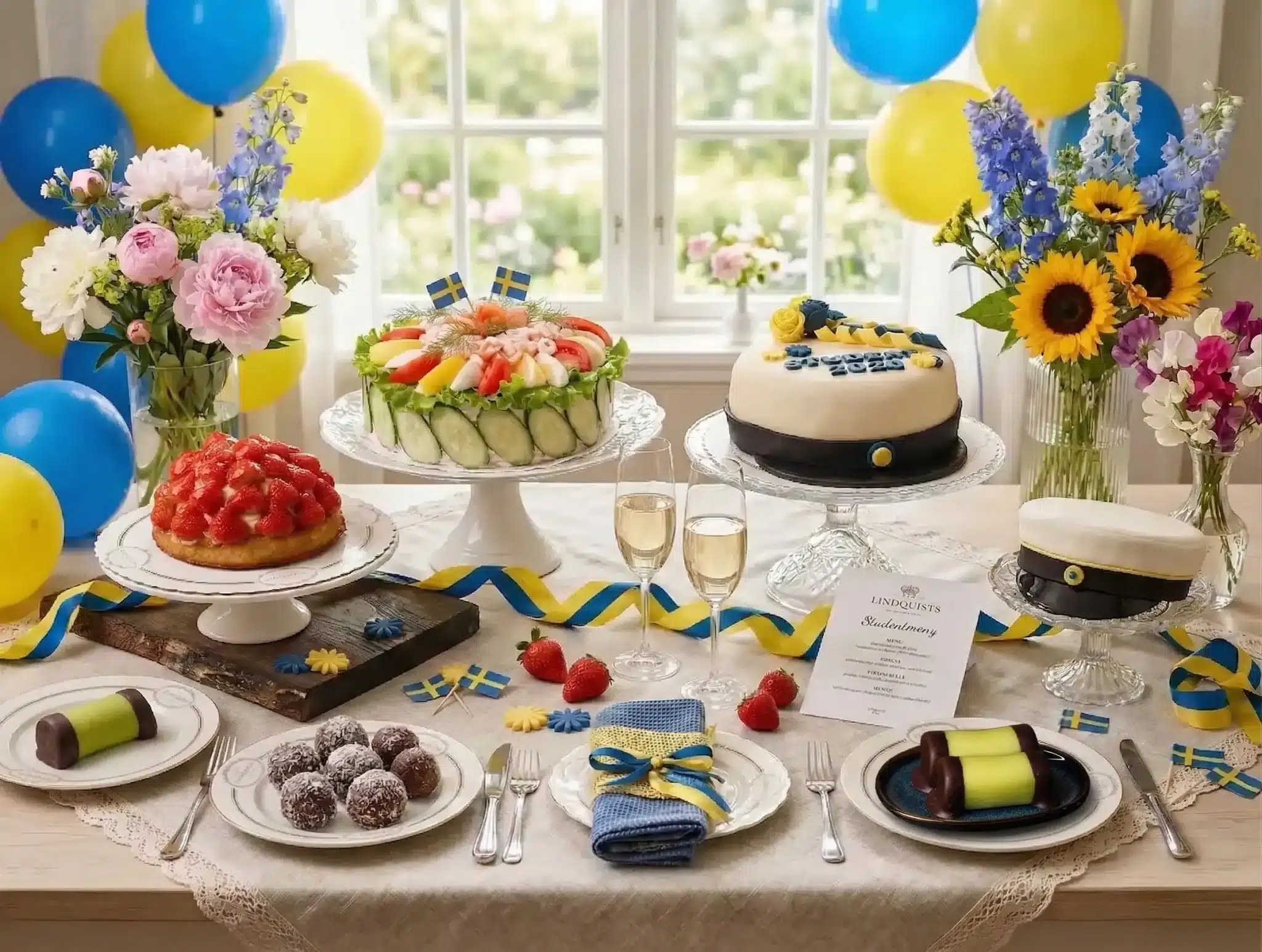 Lindquists Konditori — Bröllopstårta