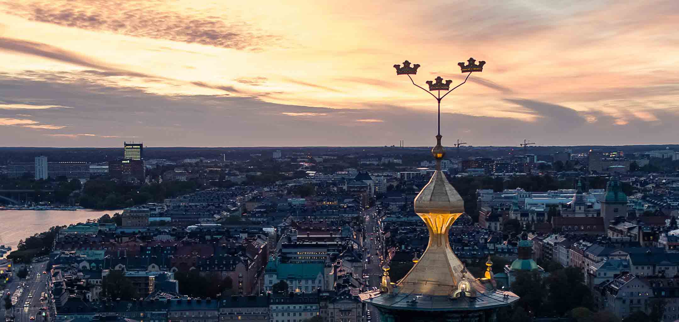 Helikopterfoto Stockholm